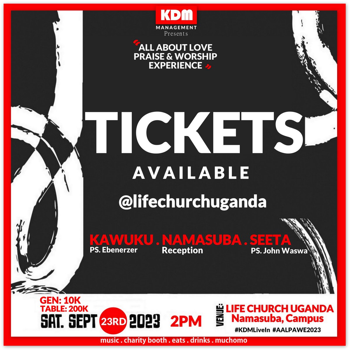 kaydavismusic's tweet photo. Tickets available at all our @LifeChurchUg campuses. Get yourself one. Thank you and can't wait to see you'all ❤ because the day is closer 🔥🎶 

#KDMLiveIn #AALPAWE2023 #TicketsAvailable https://t.co/MFiYuzVunb