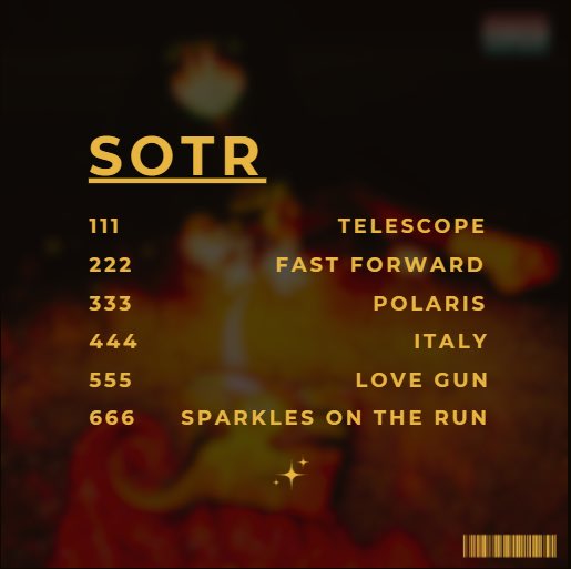 magiciam_'s tweet photo. OFFICIAL COVER ART + TRACKLIST 

SPARKLES ON THE RUN 9/15

✨ https://t.co/M1OeEjluVw