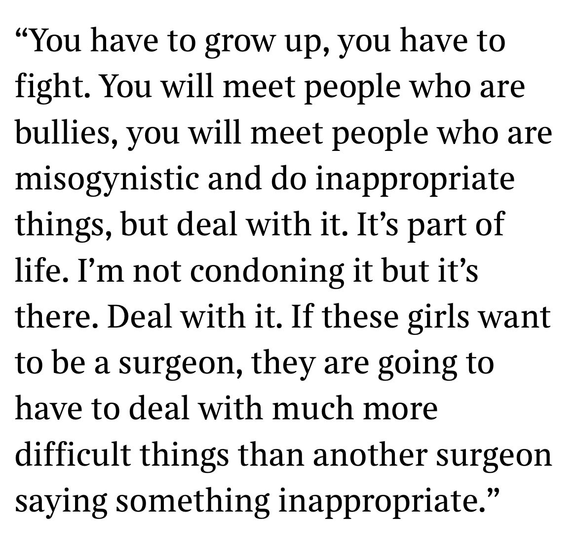 doctor_oxford's tweet photo. Have agonised over whether @thetimes should have published yet more of retired anaesthetist Peter Hilton’s odious views. There could be no better illustration of the entrenched misogyny in certain crusty corners of the NHS. It had to be seen to be believed. Repulsive. https://t.co/LKt1m5vVe4