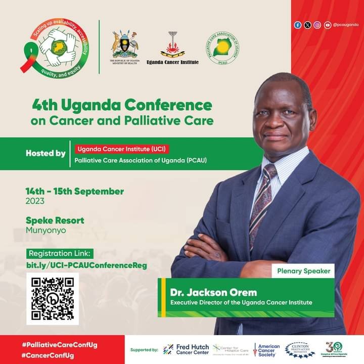 Brilliant minds in Cancer Research, Treatment &amp; Training have gathered at Speke Resort Munyonyo to discuss challenges and solutions to Cancer and Palliative Care in Uganda.
#CancerConfUg
#PalliativeCareConfUg