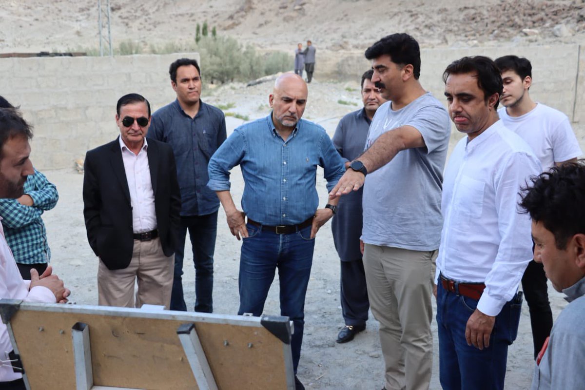 Glof2Pakistan's tweet photo. 📍National Project Director @GLOF2Pakistan, Syed Mujtaba Hussain visited gabion walls, irrigation channels, and CBDRMCs in the valleys of #GilgitBaltistan. These structures safeguard communities against GLOFs; fostering resilience in the face of #ClimateChange. 
@ClimateChangePK https://t.co/oagacjPcCu