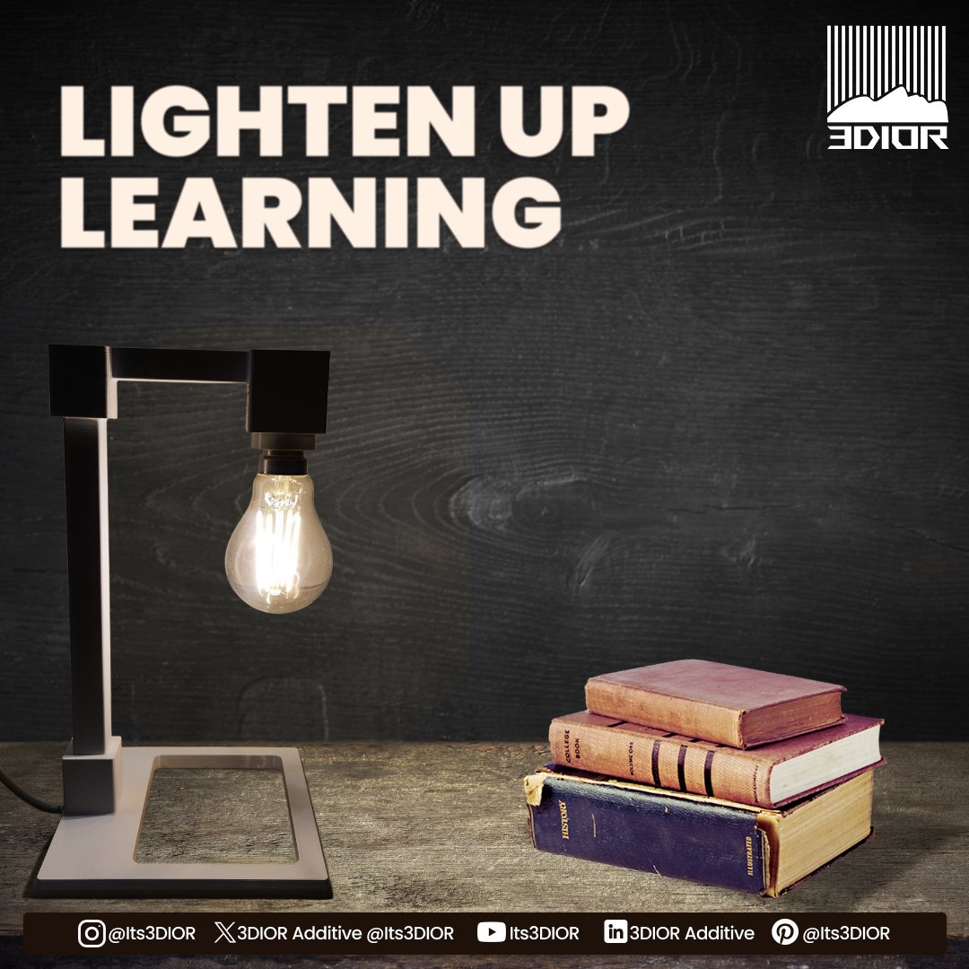 its3dadditive's tweet photo. Create a dynamic and engaging learning environment with our 3D printed luminaires. Illuminate your classroom with customized lighting solutions that foster curiosity and enhance student focus. #EngagingClassrooms #StudentFocus #3DIORAdditive https://t.co/FLUdI4ebhl