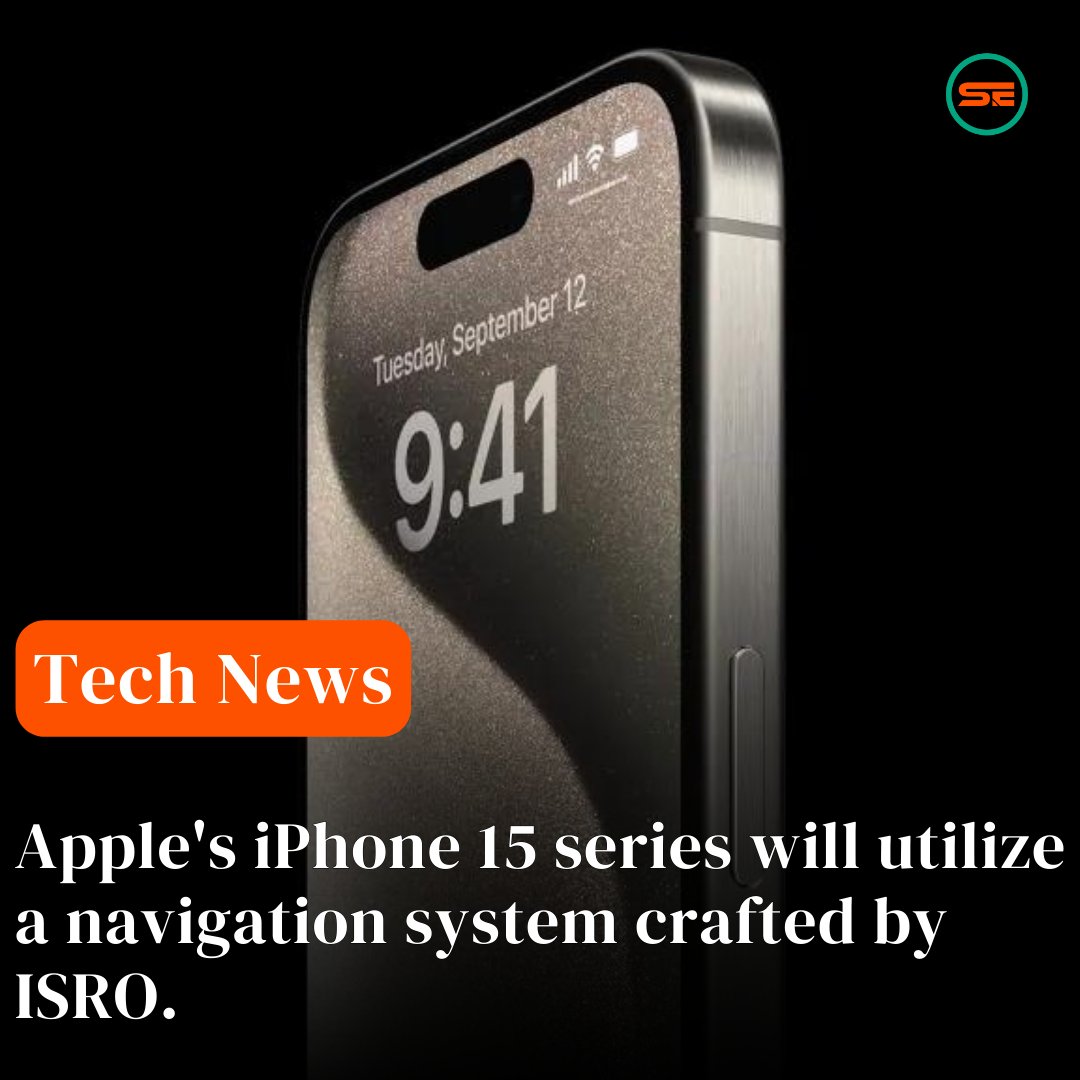 ExpressSouthern's tweet photo. The iPhone 15 Pro and iPhone 15 Pro Max models will be compatible with NavIC, India's domestically developed GPS alternative, created by the Indian Space Research Organisation (ISRO).
#iPhone15Pro #iPhone15ProMax #iPhone15Series #AppleEvent #technews #IndiaNews #news https://t.co/78K1I5a7LE