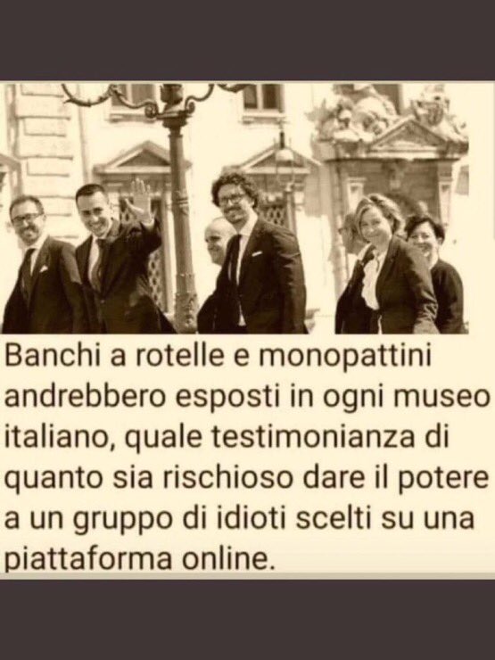 <a href="/Mov5Stelle/">MoVimento 5 Stelle</a> Questo sarebbe il male minore  se voi non ci foste stati.