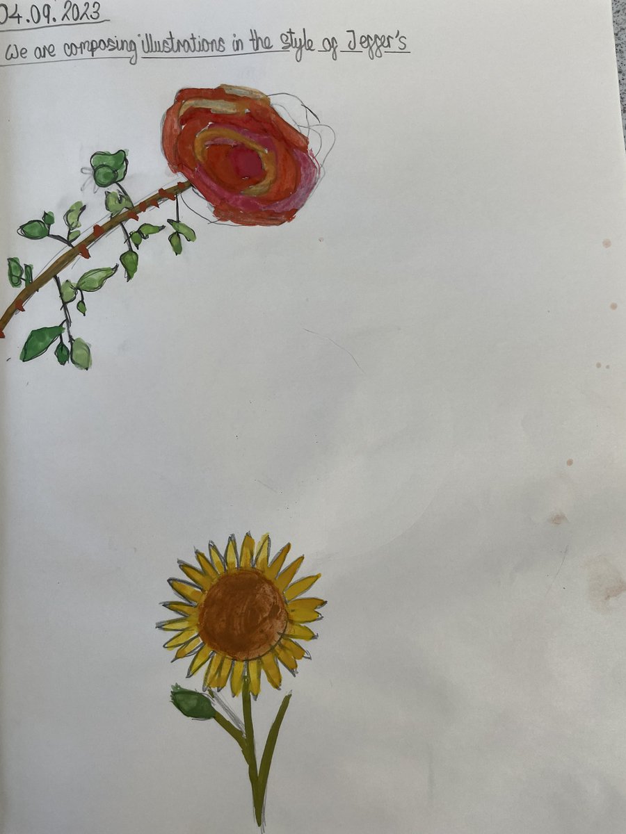 We have been inspired by Oliver Jeffers’ illustrations of nature and recreated these images of nature we found at school. The attention to detail and careful observation is impressive 🎨🌳🌷<a href="/SummerswoodPS/">Summerswood School</a>