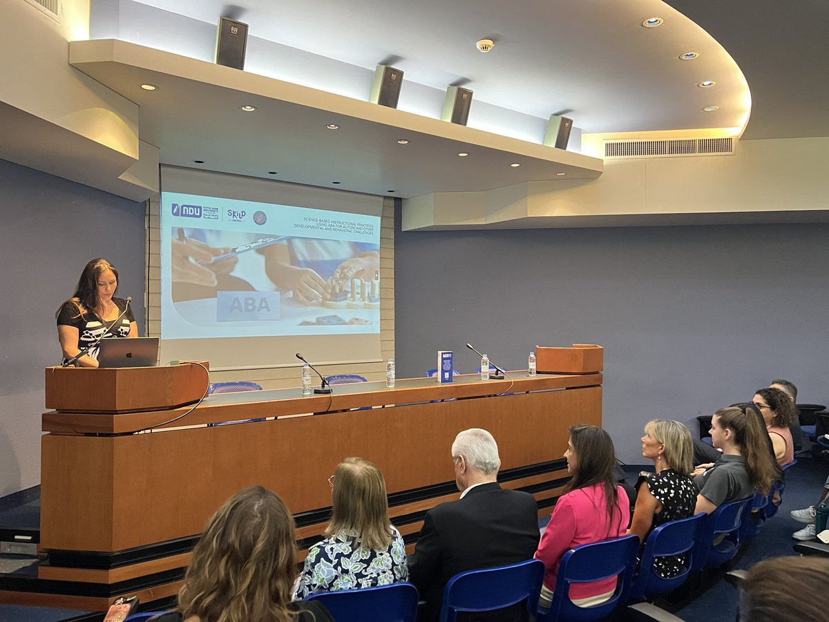 Opening of the Symposium on enhancing verbal and behavioral skills.