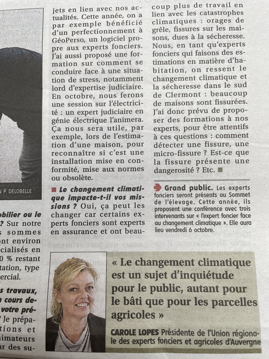 DemersonUNPI's tweet photo. L’Union Auvergne des #Expertsfonciers organise son AG Vendredi au Château de Grangefort.(63)
👉L’expert foncier est au service du particulier pour, notamment fixer des valeurs vénales et locatives dans le domaine agricole, foncier et commercial.
👉Présents au sommet de l’élevage. https://t.co/f0PeYqb7wB