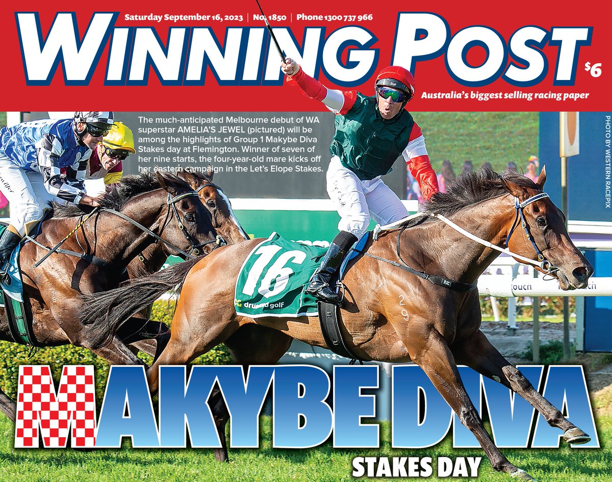 Amelia's Jewel is $1.80 for the Let's Elope Stakes 👀

Find out more about the WA star in this week's edition: bit.ly/3LoTWPf