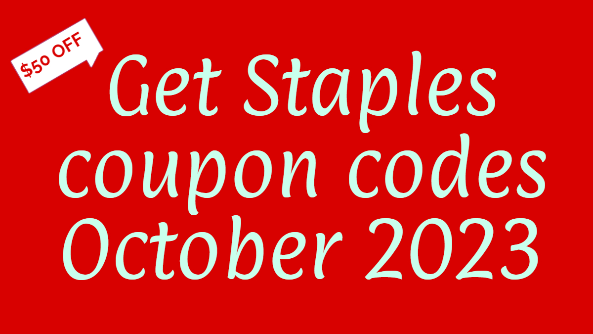 50% Off Staples Print Coupon - December 2023