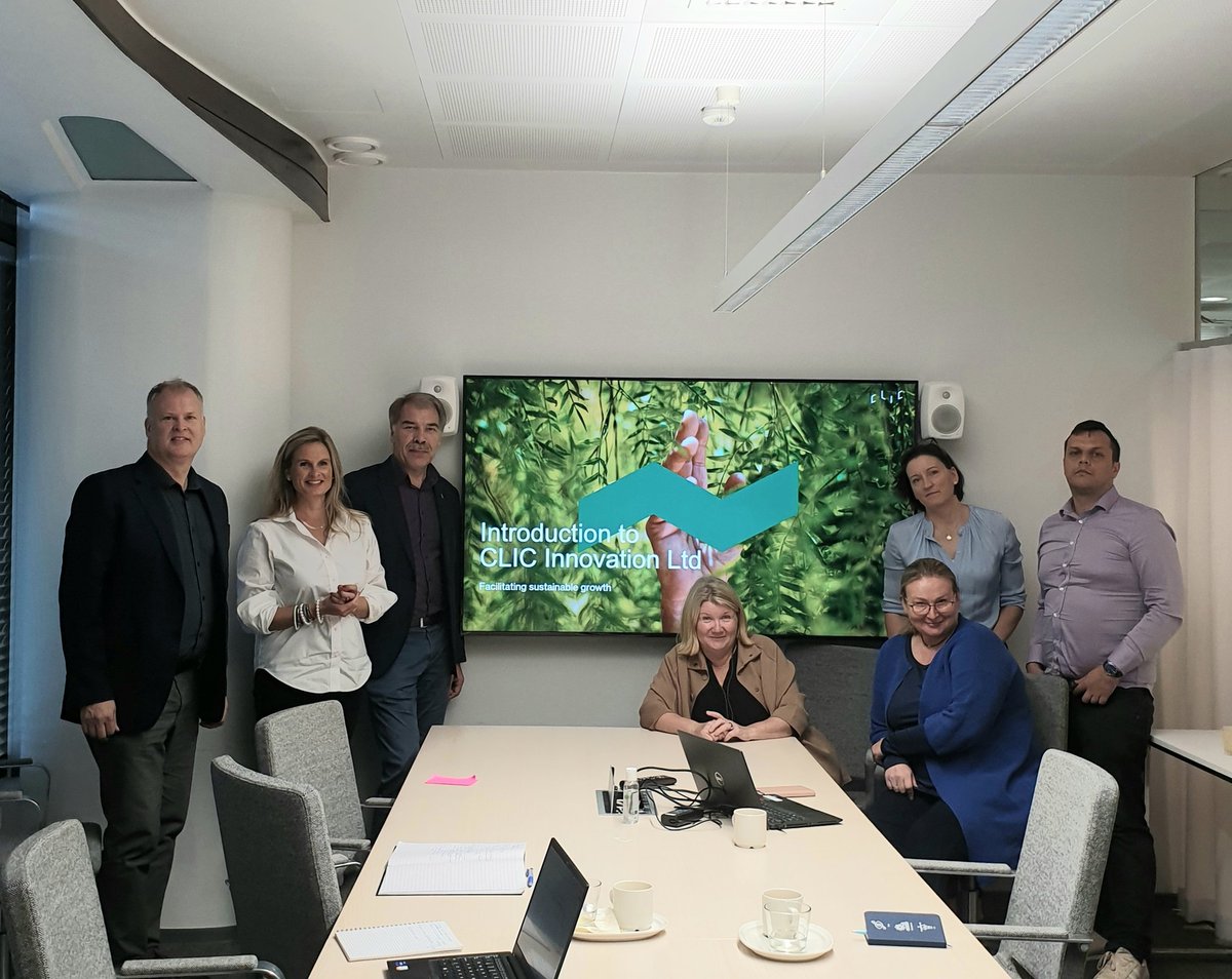 #GreenTech20 project's Helsinki ClusterXchange visitors met today <a href="/CLICInnovation/">CLIC Innovation</a>. Thank you for interesting discussions about green transition!