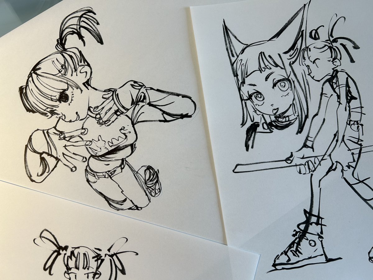 あまりにも絵描いていなかったので練習した。