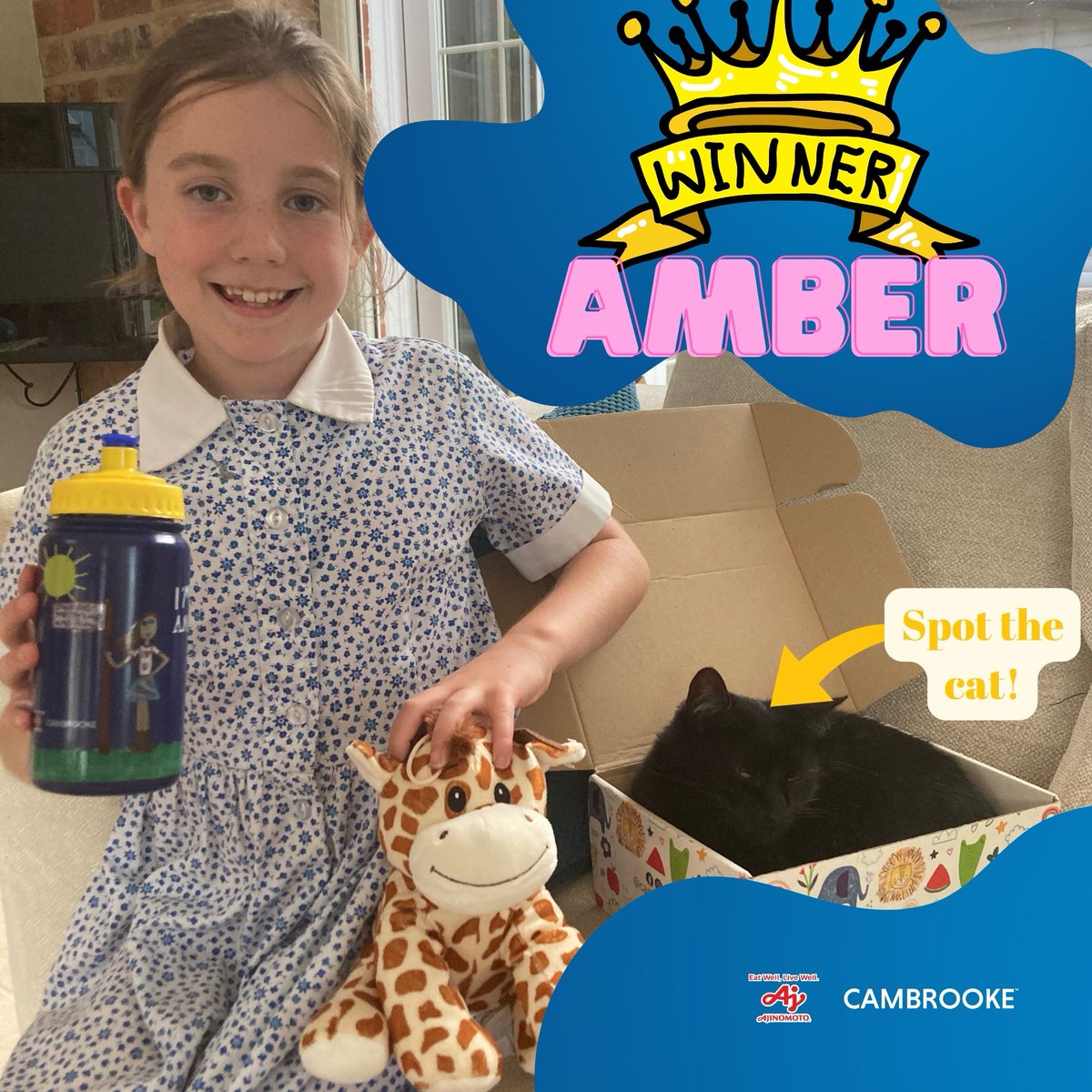cambrookeuk's tweet photo. A huge congratulations to Amber for winning our Shaker Bottle Design Competition with her fantastic 'PKU &amp; Proud' drawing! And thank you to everyone who entered!

Find recipes, PKU blogs and more at:
https://t.co/D2oWCC7L7o https://t.co/TYhhDNAaIq
