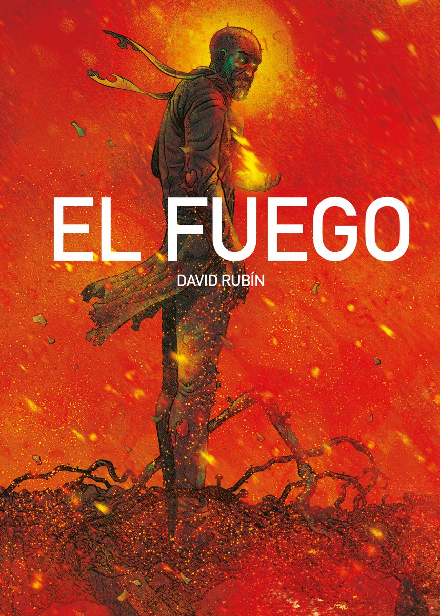 Mangrii's tweet photo. ¿Qué pasaría si en las noticias de hoy anuncian que un inmenso asteroide se aproxima a la Tierra en trayectoria de colisión? Hoy, en #BoyWithLetters, os hablo de «El Fuego», el cómic más reciente y personal de @davidrubin🔥
👉 https://t.co/OBMaQ4eWYx https://t.co/zWFiiQt2oT