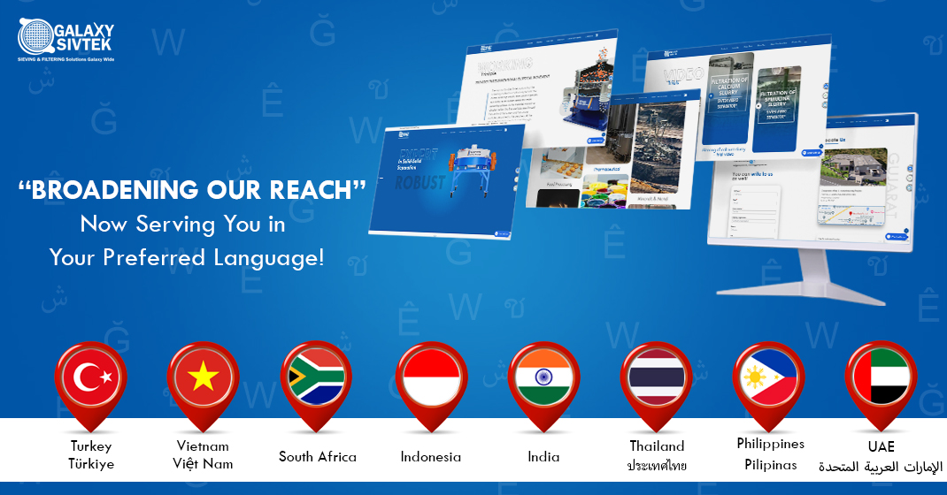 Expanding Horizons: Our Global Journey Continues! 
We're thrilled to unveil our latest milestone - the launch of 8 brand, each representing a unique chapter in our global story. 🚀
Visit our website to learn more.'galaxysivtek.com'
#newwebsites #globalexpansion