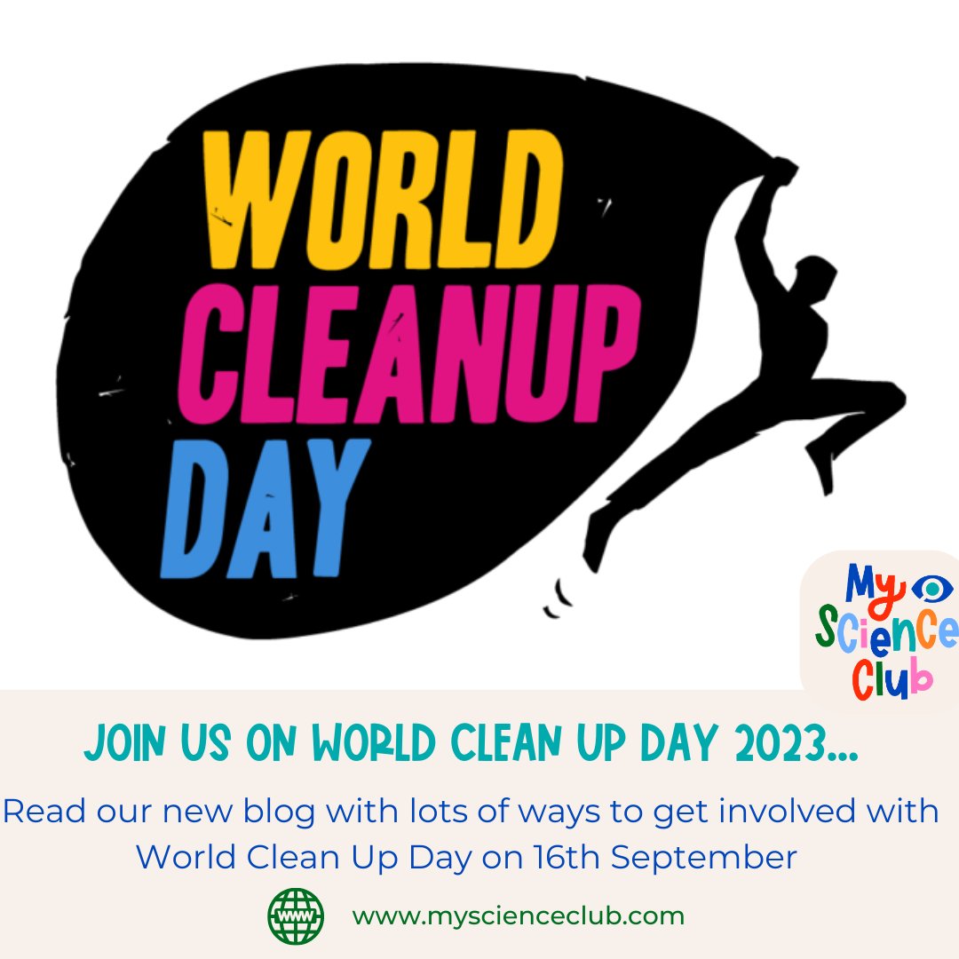 My_ScienceClub's tweet photo. Read all about ways to get involved in World Clean Up Day on 16th September in our new blog...
https://t.co/boDX1XHafH
#ASEChat
#PrimaryRocks
#MSC
#primaryschool
#primaryeducation
#homeschool
#primarySTEMchat
#STEM
#STEMEd
#PriSci https://t.co/tDmxbGYA4g