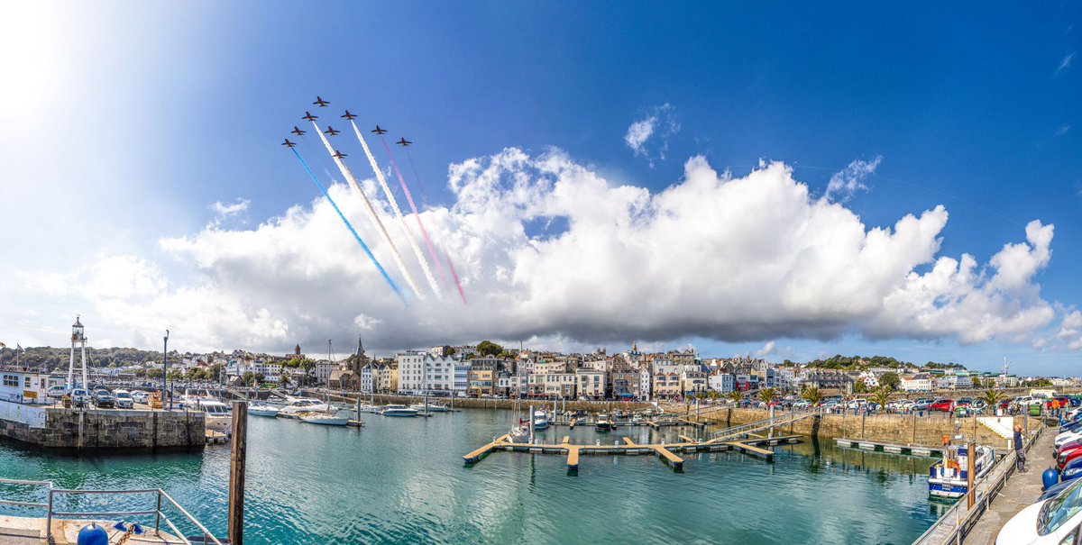 Guernsey Air Display (@gsyairdisplay) on Twitter photo Keep an eye on the sky between 11am-1:15pm to see the variety of aircraft taking part in today's display, which includes the Battle of Britain Memorial Flight and the RAF Red Arrows! ✈️ ❤️ 
 
Which aircraft are you looking forward to seeing the most? 
 
#GAD2023🇬🇬 Keep an eye on the sky between 11am-1:15pm to see the variety of aircraft taking part in today's display, which includes the Battle of Britain Memorial Flight and the RAF Red Arrows! ✈️ ❤️ 
 
Which aircraft are you looking forward to seeing the most? 
 
#GAD2023🇬🇬