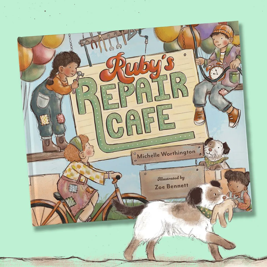 📣 Cover reveal! 

Ruby loves to fix things, rather than throwing them away. A heartwarming tale of preservation and courage. 

Written by Michelle Worthington and illustrated by Zoe Bennett.

Available November 1! Pre-order your copy now ➡️ buff.ly/3qtnrrZ