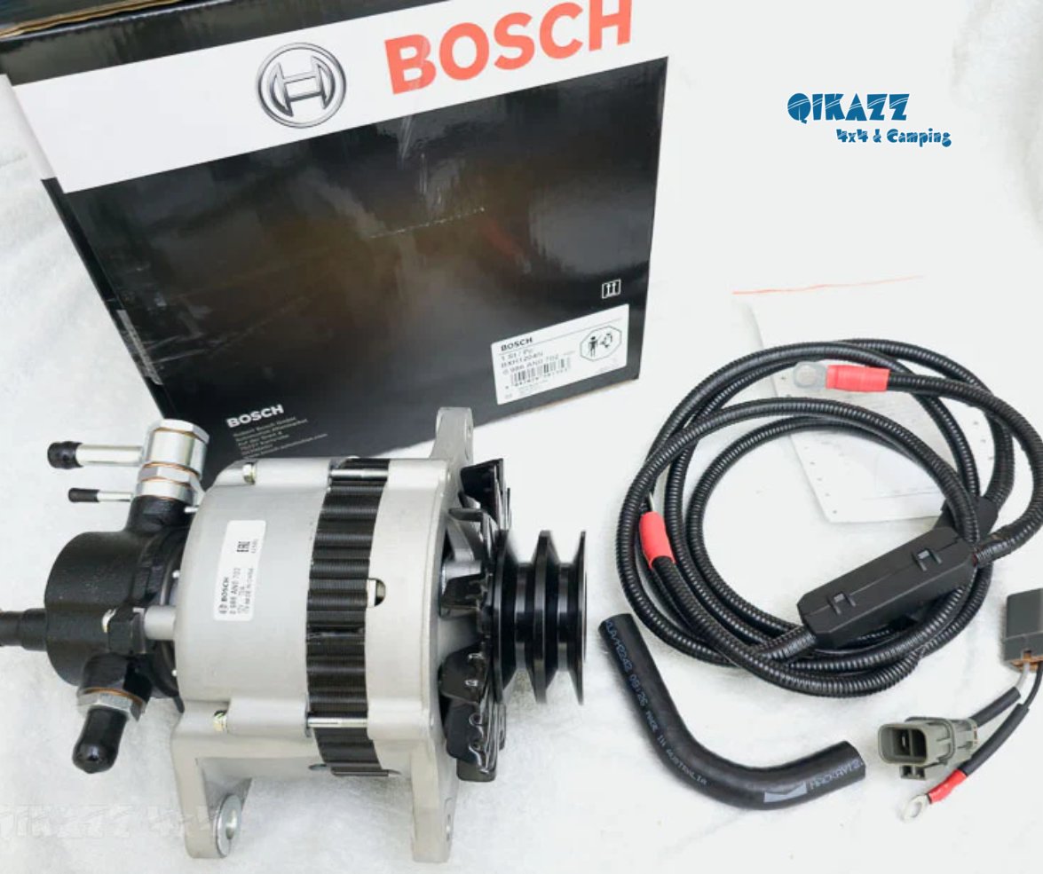 Tired of being held back by weak power supply on your off-road journeys? Upgrade to the Genuine Bosch 70A Alternator Kit with Vacuum Pump, specially crafted for Nissan Patrol GQ/GU TD42 engines! 

Get yours now at 4x4andcamping.com.au/products/genui…

#4x4Adventures #OffRoadWarrior #Qikazz4x4