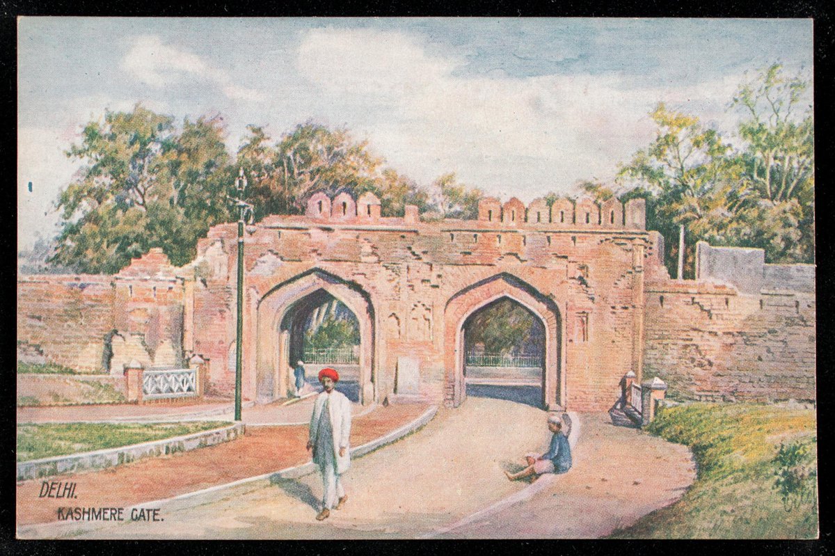 iqtibaas88's tweet photo. A thread on the fateful day of September 14, 1857,i.e. the Fall of Delhi:

"Monday should be wiped off the register of days!",wrote Mirza Ghalib in his memoirs. 'Independent Delhi' lasted 4 months &amp; 4 days from Monday (May 11) till Monday (Sept 14, when Kashmere Gate fell).

1/4 https://t.co/zMZe4lUPzI