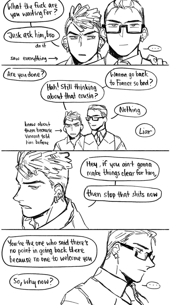 (Sketch) "I'm the most selfish person who also has the most ugly heart"

Even if Chamber was the guy who always found a way to get what he wanted and never gave up. But this time, he finally faced the dead end. 