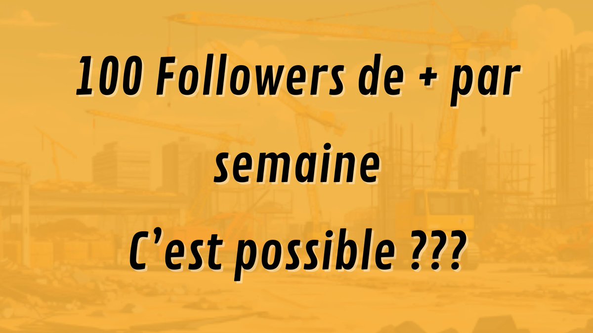 + 100 followers par semaine, ça t'intéresse ? 

1. Jette un oeil ici : bit.ly/so01 GRATUIT

2. Promo ici bit.ly/so02 pour aller PLUS LOIN !