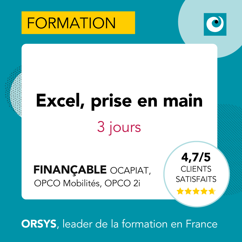 Arthur_Fresnel's tweet photo. Vous ramez un peu sur Excel ? Optez pour la formation "Excel, prise en main" d'#ORSYS ! https://t.co/BghyqDErWx #formation #Excel #tableur #bureautique https://t.co/N5tx1XRqq8