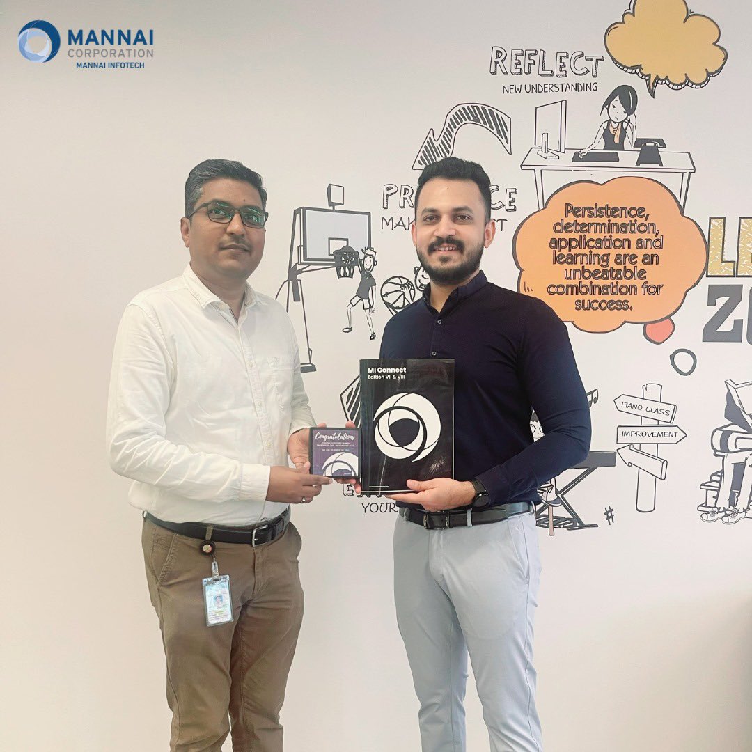 InfotechMannai's tweet photo. The @MannaiInfoTech Quarterly Newsletter "𝗠𝗜 𝗖𝗼𝗻𝗻𝗲𝗰𝘁" just turned 10, &amp; we spiced things up with a lively quiz that added a touch of brainpower and a sprinkle of laughter, &amp; here are our Quiz Winners!

#StrongerTogether #MilestoneCelebration #MIConnect  #MannaiInfoTech https://t.co/vPf5uSbRF3