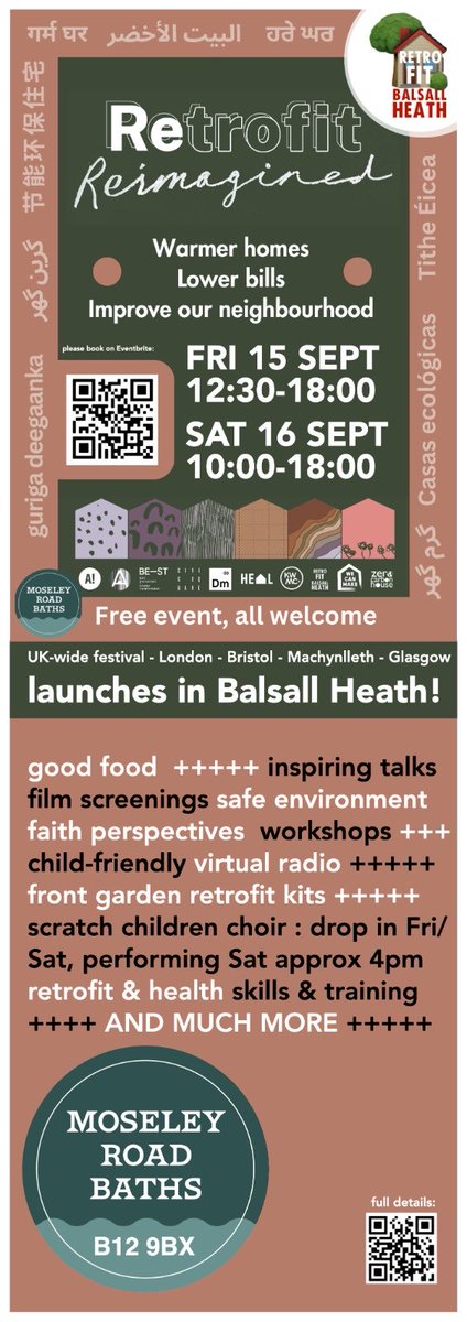 RetrofitBH's tweet image. SEND A PRAYER for the #RetrofitReimaginedFestival prayer wall: for people struggling with climate breakdown, fuels bills, for the action we can take to #retrofithomes together, for love, joy, help &amp;amp; hope @TaquyyamToqueer @zerocarbonhouse @ClimateKam @CMP_voice @FootstepsBCF