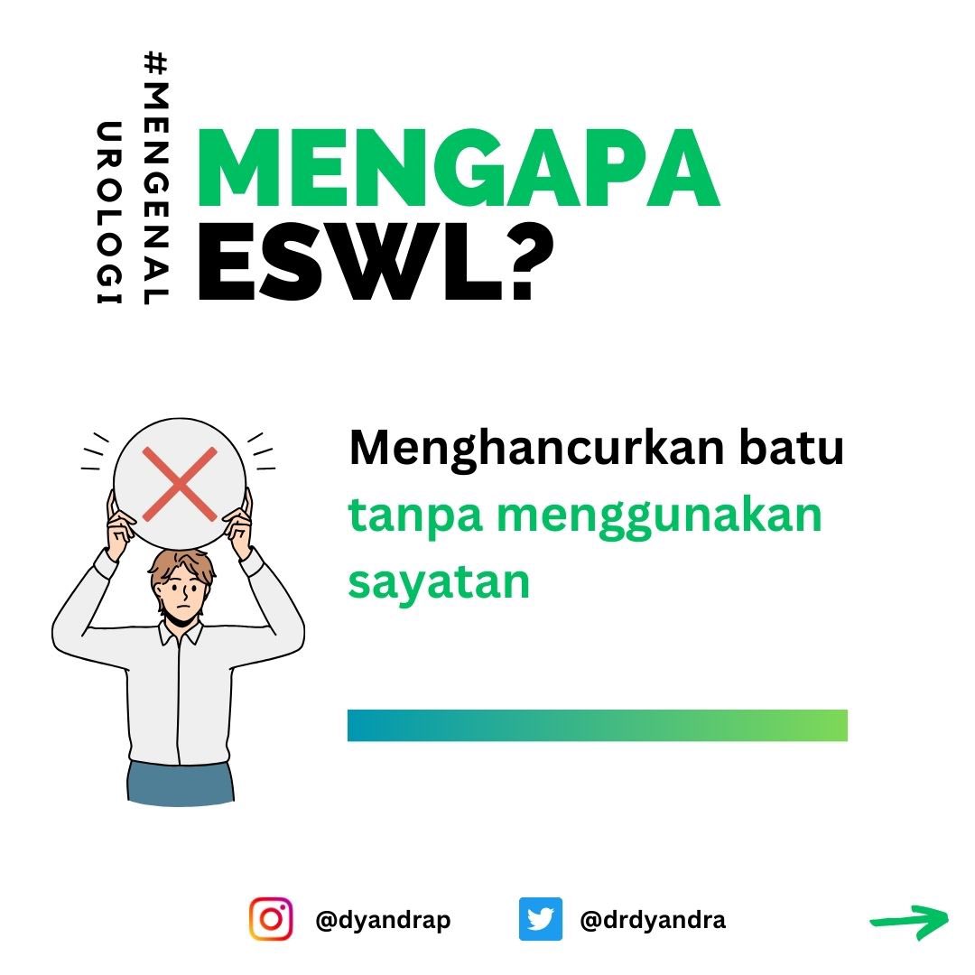 drdyandra's tweet photo. 🌟 Hancurkan Batu Saluran Kemih dengan ESWL! 🌟

#TerapiKesehatan
#mengenalUrologi
#urologi
#ESWL
#Kesehatan 
#BatuSaluranKemih 
#konsultasi 
#promkes 
#promosikesehatan
#informasikesehatan https://t.co/6fOLgZrjQp