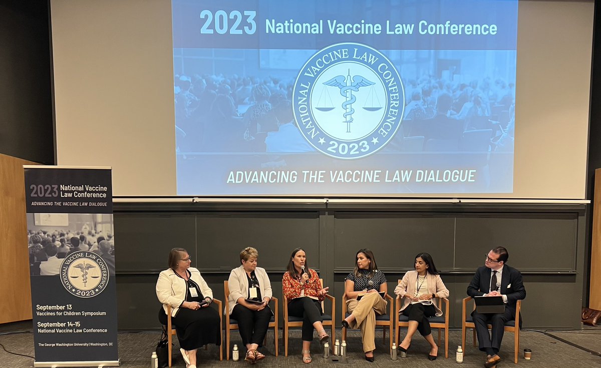 VaccineLaw's tweet photo. Thank you to all speakers &amp; panelists that participated in the 2023 Symposium. The NVLC team is looking forward to seeing everyone tomorrow for the official beginning of the #2023NVLC! 

If you haven’t registered yet, you can still purchase a ticket online or in-person tomorrow. https://t.co/AgHDUGlLQZ