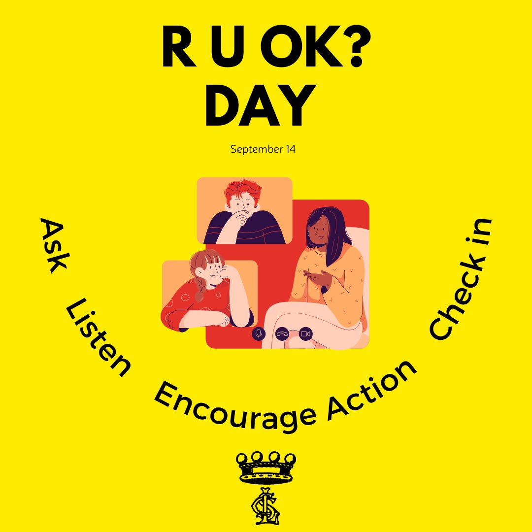 While everyday is a day that you can ask someone “Are you OK?”, today provides a reminder for us to take the time to ask.

To learn more about R U OK? Day and get some resources to help, head to: ruok.org.au