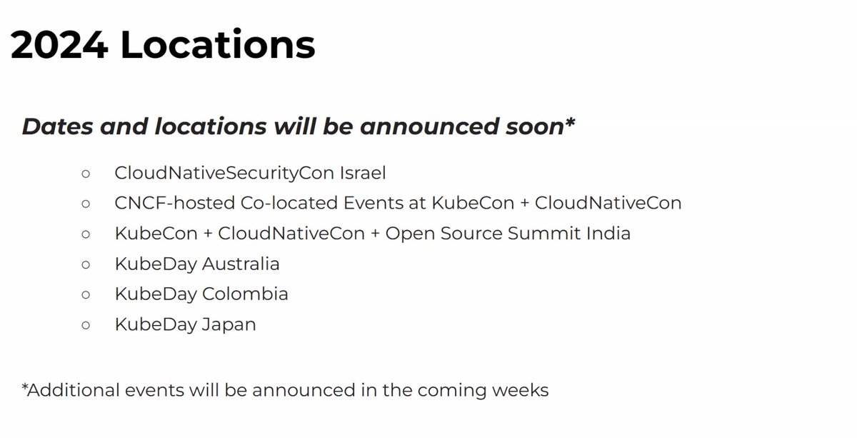 And the #kubecon comes to #India. Congratulations to all the community members !!

<a href="/CloudNativeFdn/">CNCF</a>