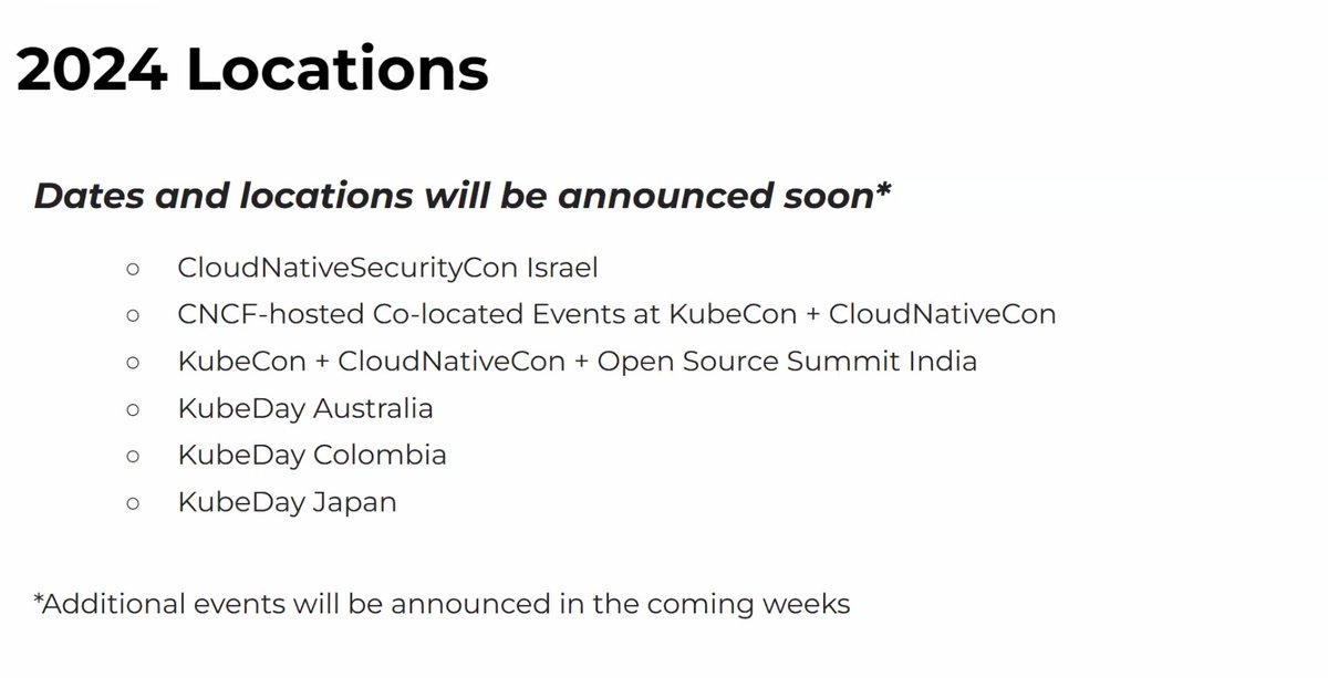 And the #kubecon comes to #India. Congratulations to all the community members !! @CloudNativeFdn