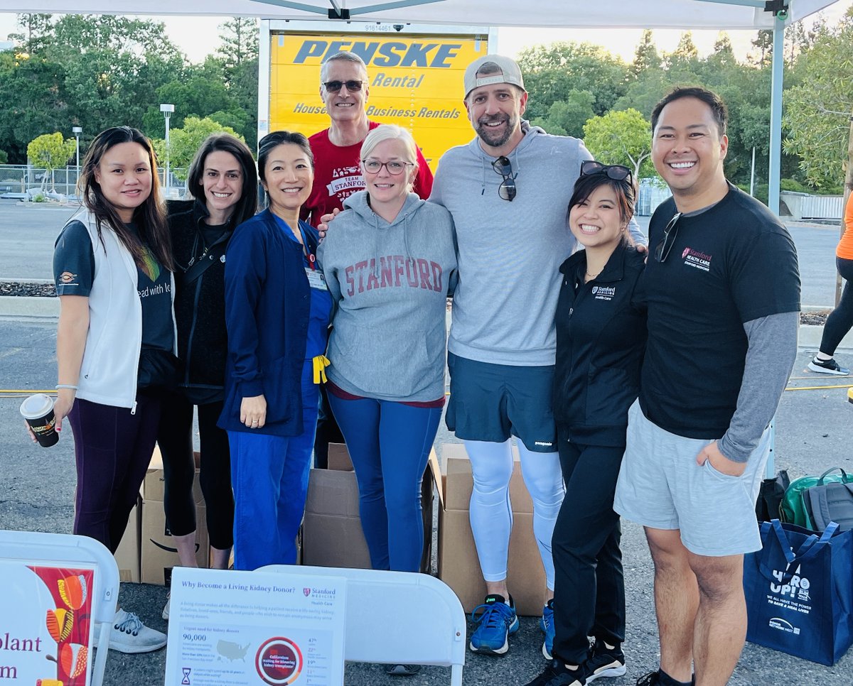 Congrats to team @Stanford for being in the top 5⃣ for donations collected for @mydnwest's Donate Life Walk to support community education around organ donation. #donatelife @ISHLT @AST_info @HFSA med.stanford.edu/heartfailure/c…