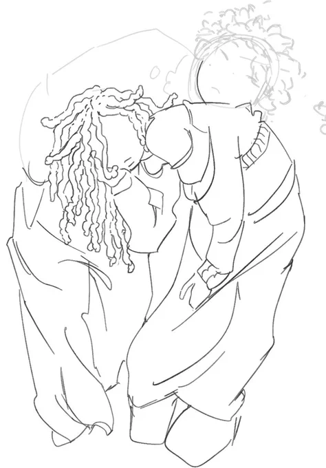 WHA I FORGOT ABT U…my beautiful sketch one day u will be finish..… 