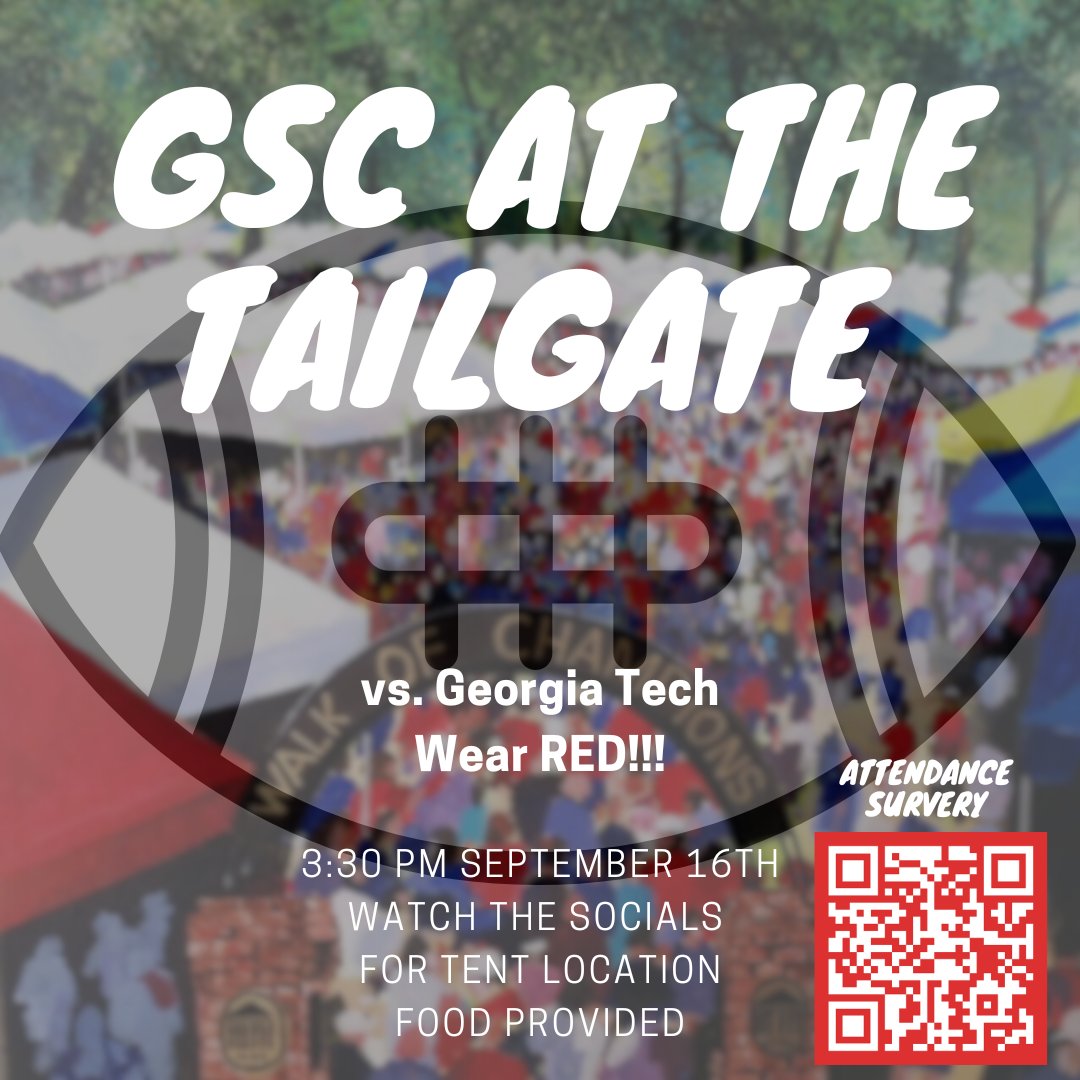 OleMissGSC's tweet photo. Hope to see you at our GSC tent this Saturday! https://t.co/lOdWEh13cw