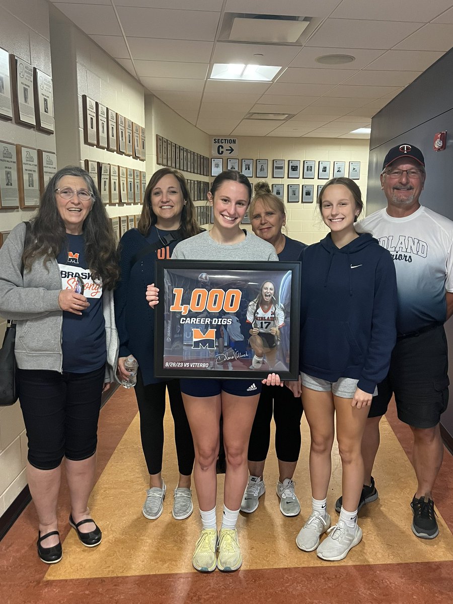 Good win for <a href="/Midland_VBall/">Midland Volleyball</a> tonight.  Congrats to <a href="/DelanieVallinch/">Delanie Vallinch</a> for surpassing the 1000 career dig mark.  Still plenty of work to do.  Keep working hard!! We are very proud of you.