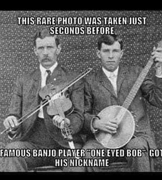 gordoismyname's tweet photo. Pokey McFiddle and One Eye Bob
#music #fiddle #banjo #oneye #accident #iDidntMeanIt https://t.co/kmANIyaJtB