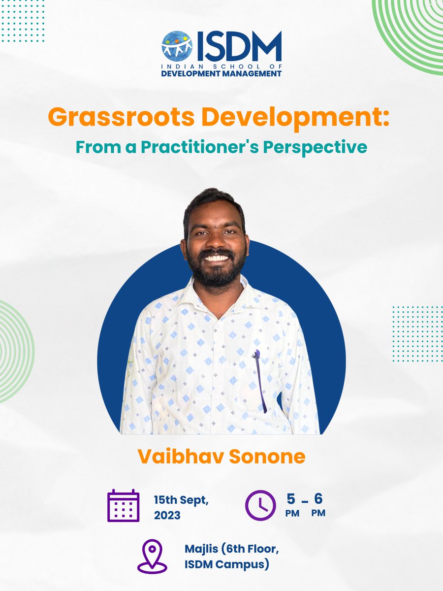 vaibhavganesh11's tweet photo. Social Capital...
Tomorrow we both are speaking on different platforms about development perspective through our journey.
Thank you @ISDM_ORG_IN, #Abhishek, & Samarpan for this opportunity.
@Snehal_JK
#development #tribal #Careers #firstgenerationlearner https://t.co/r7MkN9BnUl