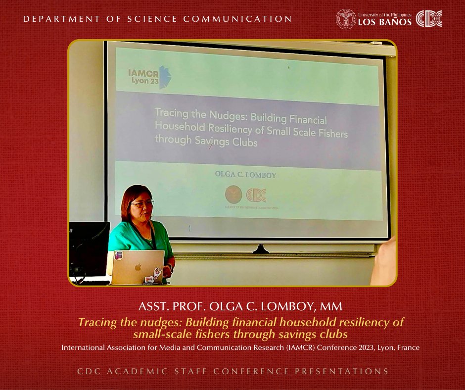 devcom's tweet image. The College of Development Communication (CDC) congratulates four of its academic staff members who recently presented research papers in international and national conferences. #DevcomResearch #Devcom 

Read: devcom.edu.ph/.../devcomrese…