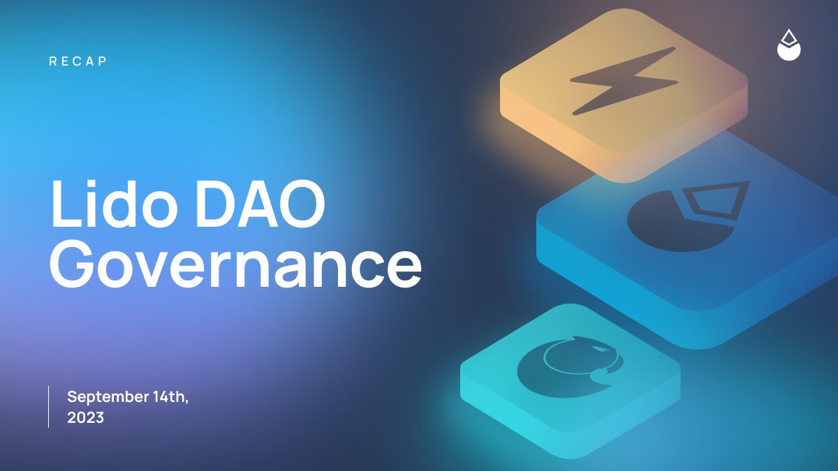 LidoFinance's tweet photo. It's voting time 🗳️

From the Lido forum to Snapshot and Aragon, there's a number of important DAO initiatives going on that need your input. 

See full recap below and get your LDO vote-ready 👇 https://t.co/quWRlgDp3t
