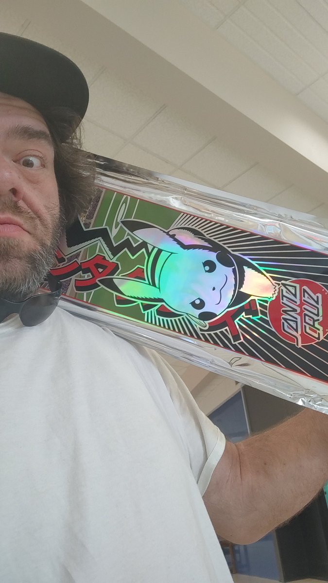 MtKillaLFG's tweet photo. Hear me out...  What if I gave this sealed Santa Cruz X Pokemon blind bag board away?  Repost, like and tell me why you think I should give this away! https://t.co/YcDvugMOuc