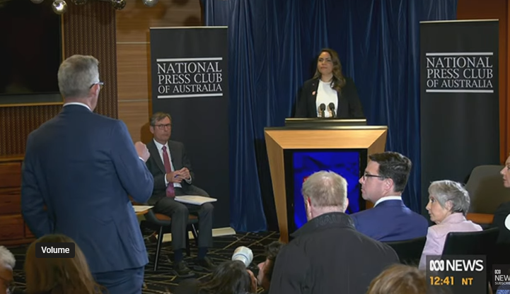 Albo gets 5 minutes before being cut off by the ABC.

Jacinta Price gets half an hour on the ABC to spread lies via a National Press Club address.

The fix is in. #TheVoice #NPC #auspol