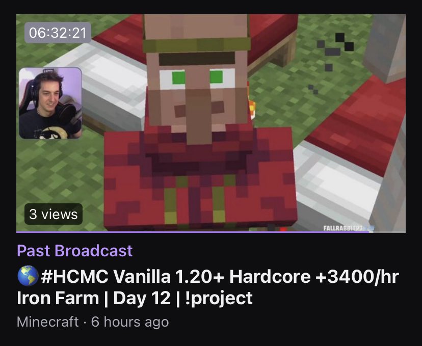 Did villager things all day and finished the iron golem farm: they were pretty happy