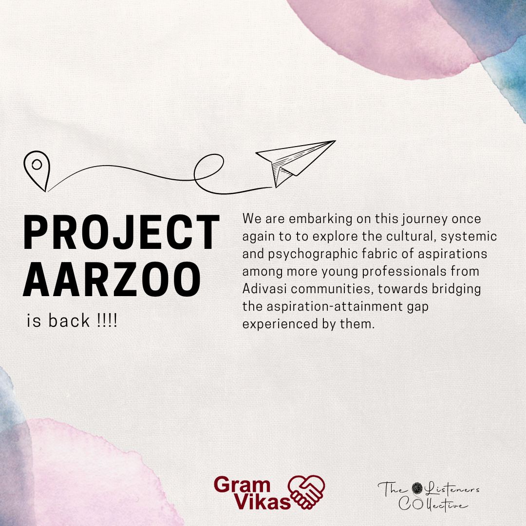 In 2022, we launched Project Aarzoo to work towards bridging the aspiration-attainment gap among young professionals from Adivasi communities. We are now gearing up to make this journey all over again with more young professionals. Stay tuned to follow along!
