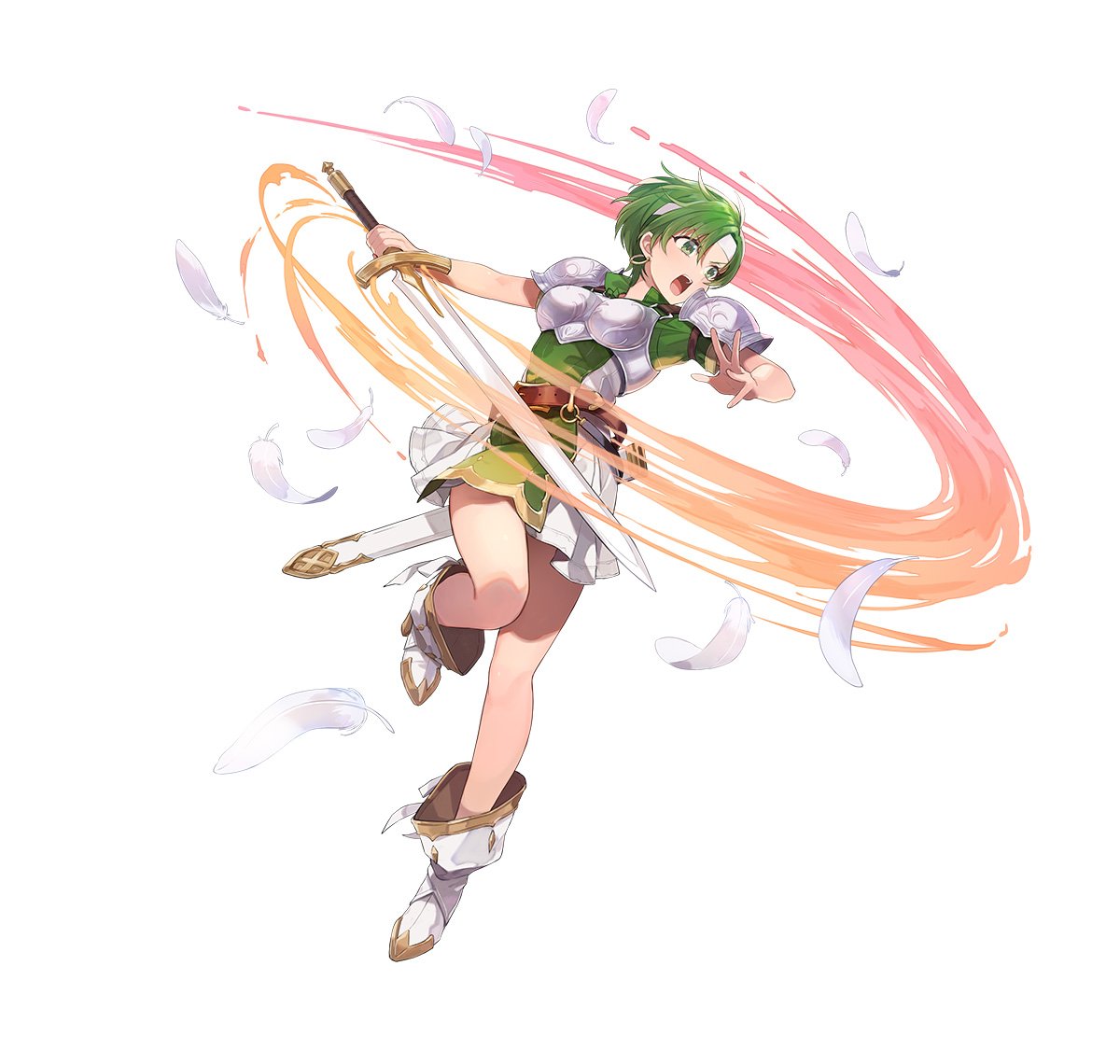 Pheonixmaster1's tweet image. Full Artwork of Fee!
The Artist is Yuko (No Twitter known)

She is the 4* Focus and demote of the banner and she brings Aerobatics, Drive Spd &amp;amp; Reposition as fodder.