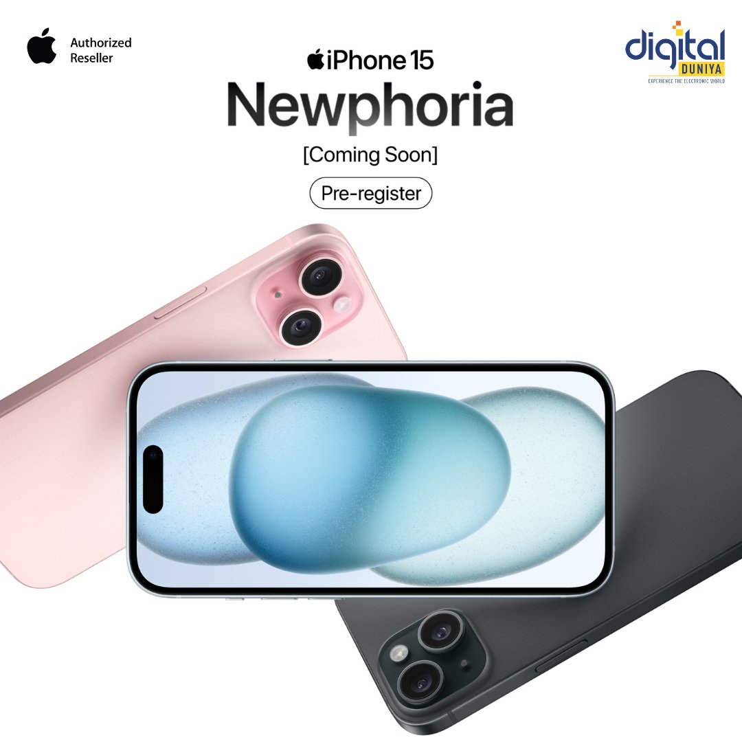 digitalduniya_'s tweet photo. 📱🌟 अपने इलेक्ट्रॉनिक्स गेम को आगे बढ़ाने के लिए तैयार हो जाइए! 🚀 #iPhone15Series #ultrawatch2 और #AppleWatch9 हमारे Digital Duniya Store में जल्द आ रहा हैं।
आज ही अपना नया आईफोन प्री-बुक करें।
😮आसान EMI पर उपलब्ध है। #DigitalDuniya
💰 ब्याजमुक्त फाइनेंस
📞+91 8235-253-525 https://t.co/IPQHBXklNX