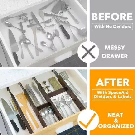 spaceaidhome's tweet photo. #SpaceAid Bamboo Drawer Divider With Adjustable Inserts And Labels, 4 Dividers With 9 Inserts (17-22 In), Black
#bamboodrawerdividers #bamboodrawerorganizer #spaceaidorganizer #spaceaidkitchen #spaceaidhome #homeorganization
Buy it now: https://t.co/901eC7OVGM https://t.co/DHOtODaK9G