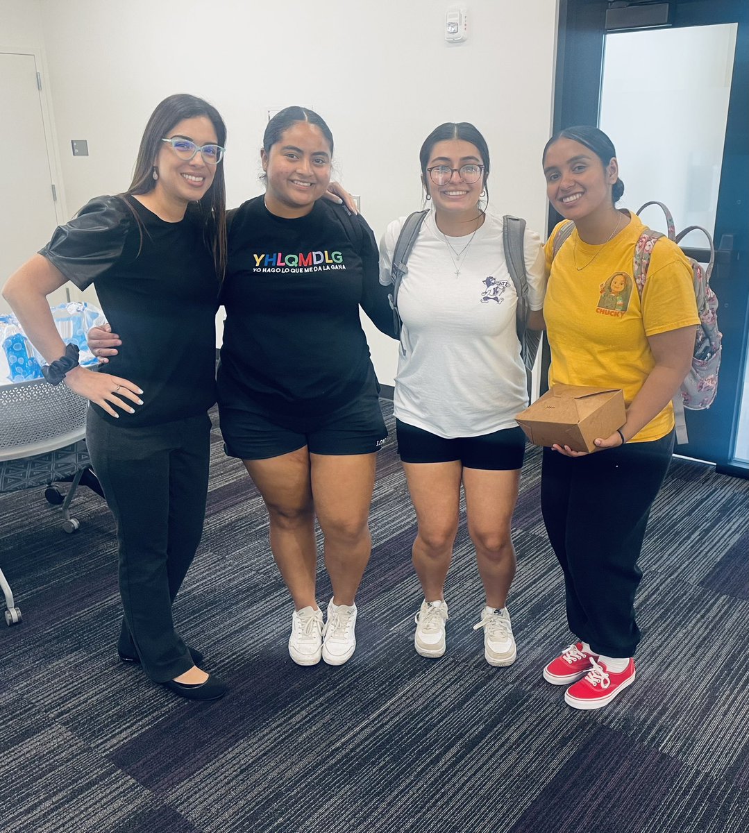 GraceBerumen's tweet photo. A big THANK YOU to the Hispanic Development Fund for making the drive to Manhappiness today! Its a joy to see the impact you continue to make in the lives of our Wildcats 💜
#kstate
#wildcats
#hispanicdevelopmentfund #CambioparaCambio2023 https://t.co/eOBX7tWU7g