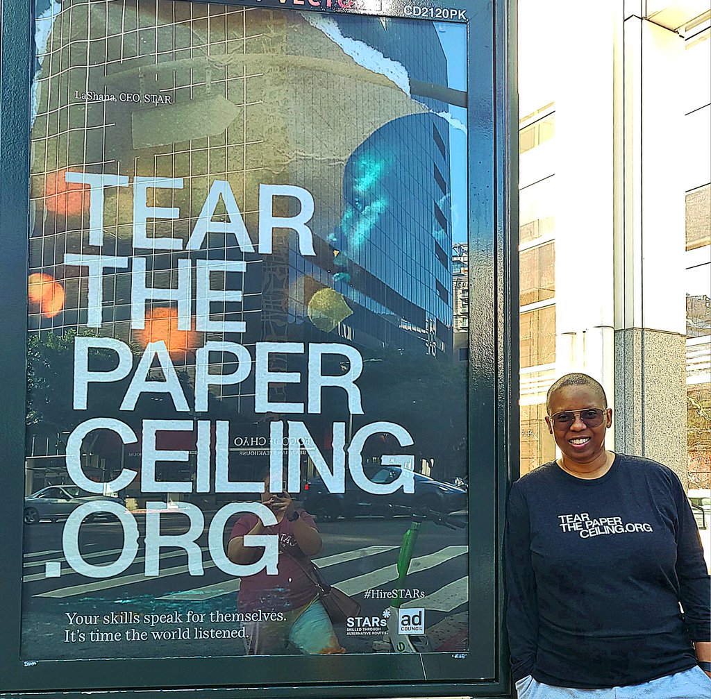 It's been an amazing week:

* Op-Ed published in @FastCompany

* Wedding Anniversary day trip to @VisitCatalina 

* Spotted my face on a #TearThePaperCeiling outdoor ad

... and it's only Wednesday!